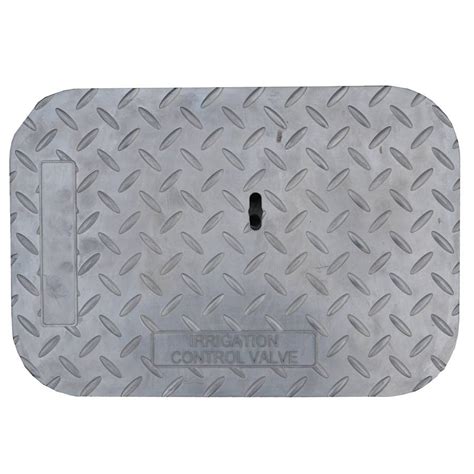 metal irrigation valve box cover replacement|irrigation box cover lid.